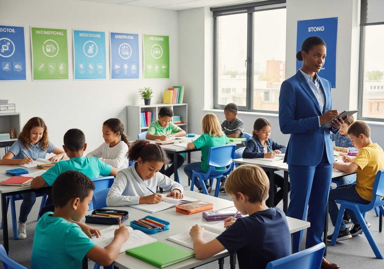 Inspector Educacional y Asistente de Aula